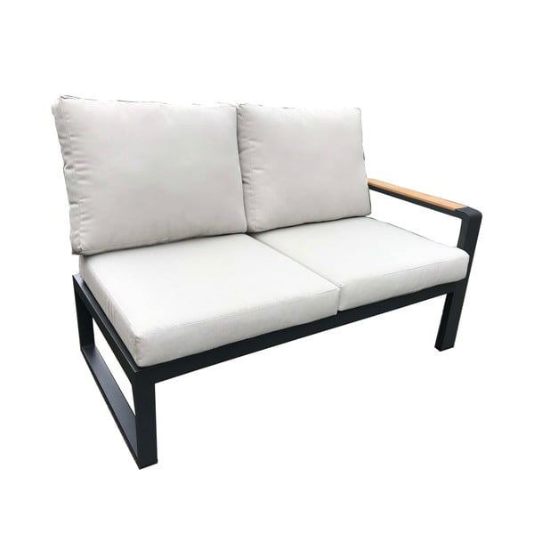 Sivá hliníková záhradná lounge súprava pre 5 Rotterdam – Rojaplast-image-3