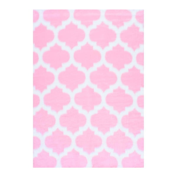 Ružový koberec nuLOOM State Pink, 122 x 183 cm
