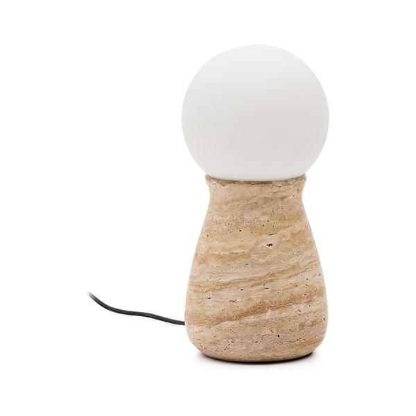 Béžová stolová lampa (výška 31,5 cm) Okeni – Kave Home