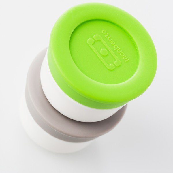 Sada 2 nádob na omáčku Monbento, zelená/sivá-image-2