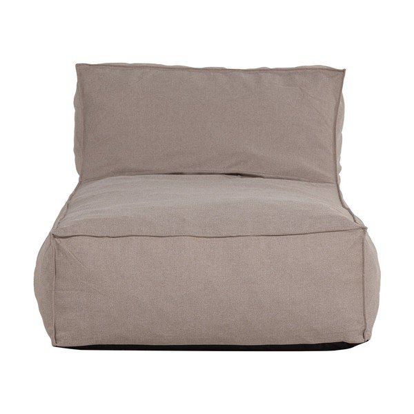 Sivobéžové polstrované záhradné ležadlo Velora – WOOOD-image-2