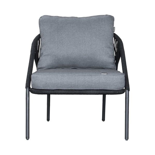 Čierne záhradné kreslo Bonami Selection North-image-4