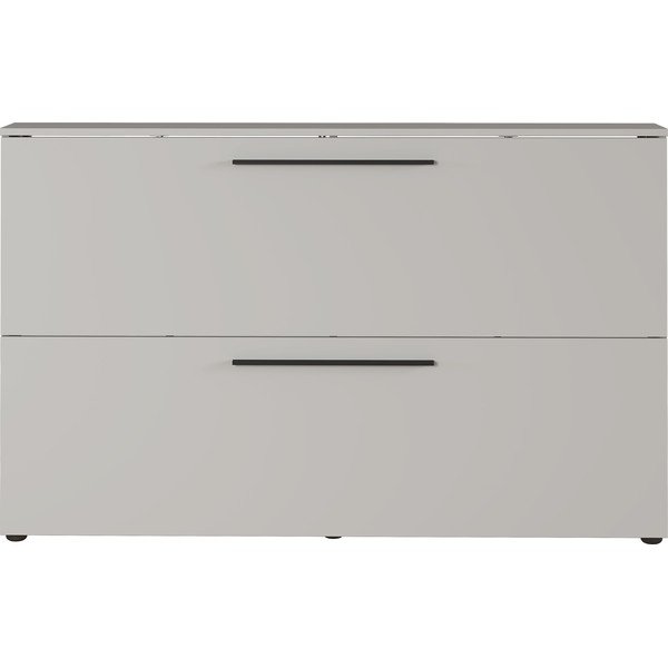 Sivobéžová závesná výklopná skrinka na topánky Utah - Germania-image-1