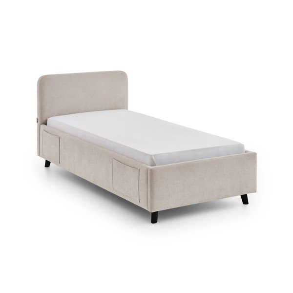 Béžová detská posteľ s úložným priestorom s roštom 90x200 cm Cosy – Meise Möbel