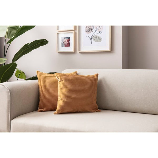 Menčestrové obliečky na vankúše v súprave 2 ks 43x43 cm – Mioli Decor-image-4