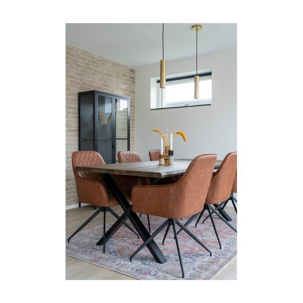 Svetlohnedé čalúnené jedálenské kreslo Harbo – House Nordic-image-2