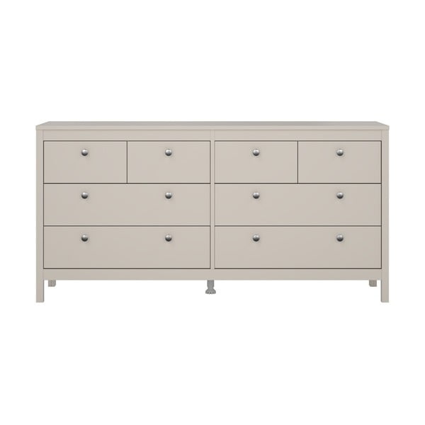 Sivobéžová komoda 159x80x38 cm Madrid – Tvilum-image-2