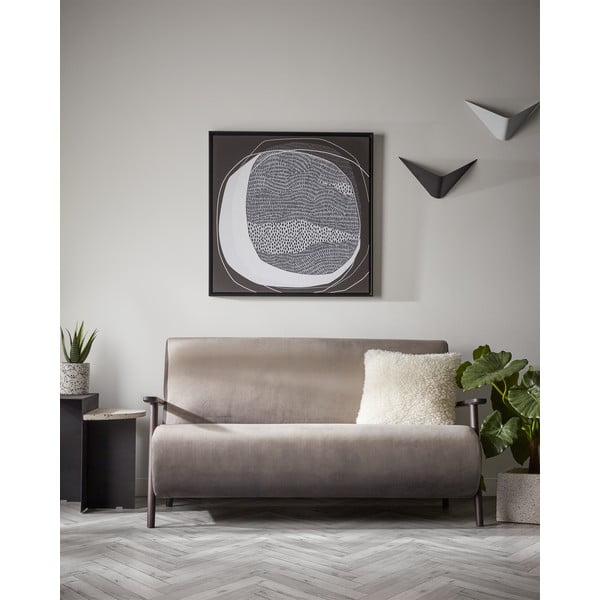 Biele kovové nástenné svietidlo Ginebra - Kave Home-image-1