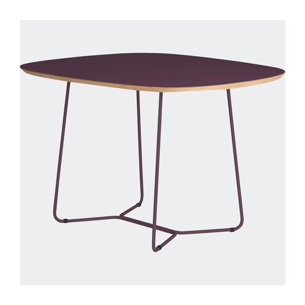 Stôl Maple stredný, fialový