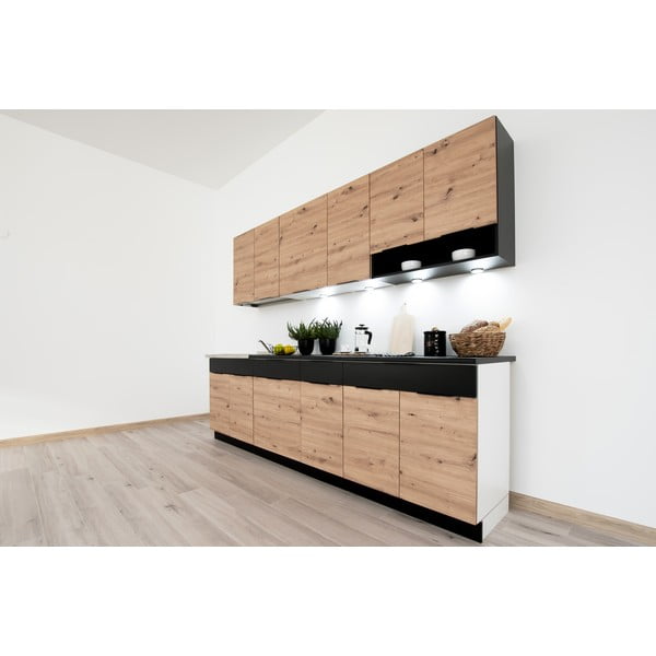 Rovná kuchyňa bez pracovnej dosky (bez montáže) 260 cm Kian – STOLKAR-image-3