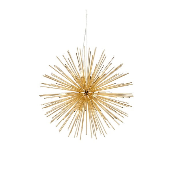 Závesné svietidlo v zlatej farbe s kovovým tienidlom 72x72 cm Soleil - Markslöjd-image-4