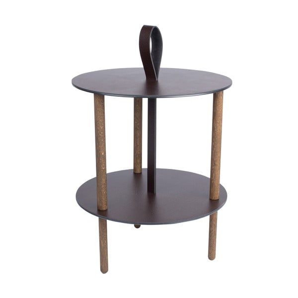 Okrúhly odkladací stolík ø 38 cm Strap S Bull – LIND DNA