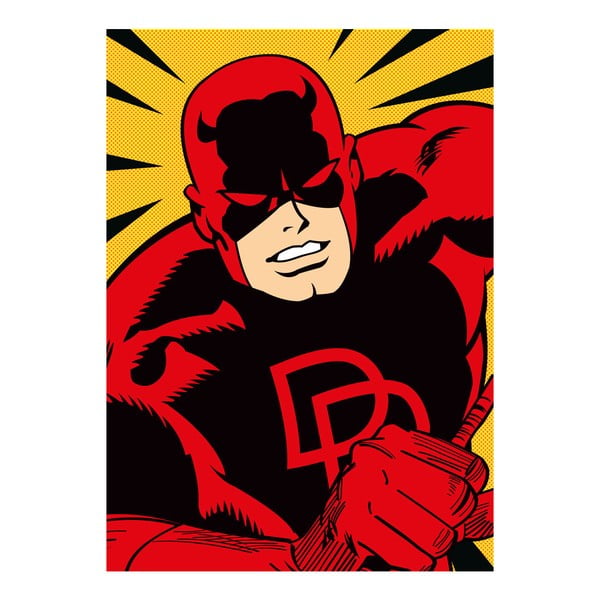 Nástenná ceduľa Marvel Close Up - Daredevil