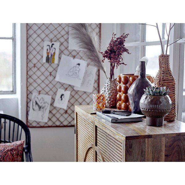 Oranžový kameninový kvetináč Bloomingville Deia, výška 22,5 cm-image-3