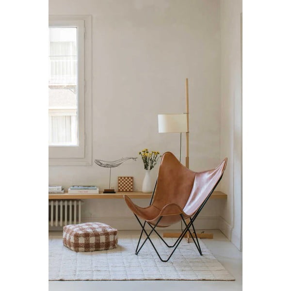 Krémový prateľný ručne tkaný bavlnený koberec 200x300 cm Mosaic – Lorena Canals-image-1