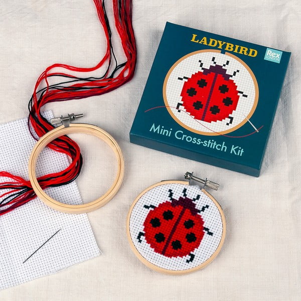 Kreatívna súprava Cross-stitch Kit Ladybird – Rex London-image-1