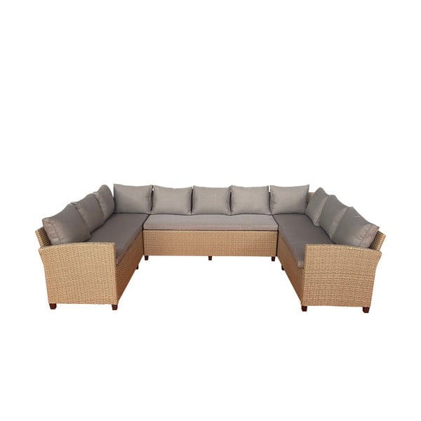 Béžová záhradná lounge súprava pre 9 Ventura – Unique Furniture-image-3