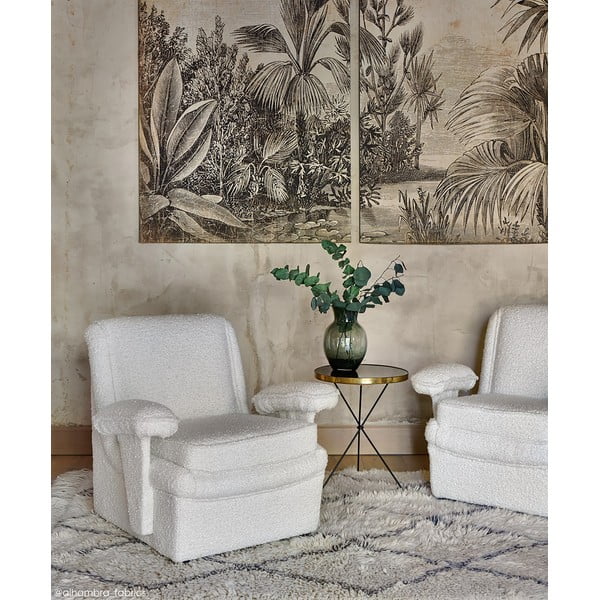 Krémový prateľný ručne tkaný vlnený koberec 200x300 cm Berber Soul – Lorena Canals-image-3