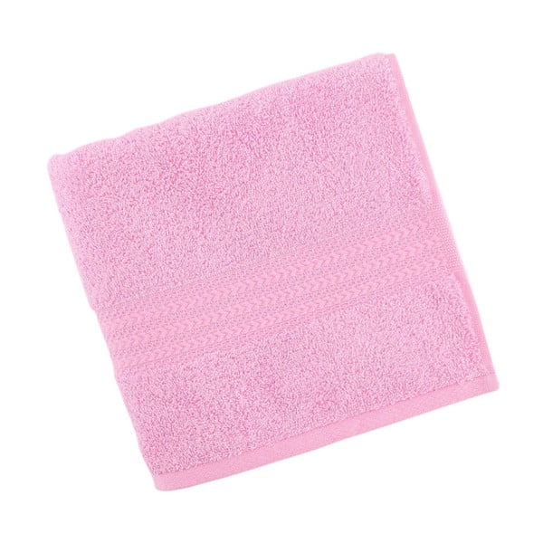 Ružový uterák z čistej bavlny Foutastic, 50 × 90 cm-image-1