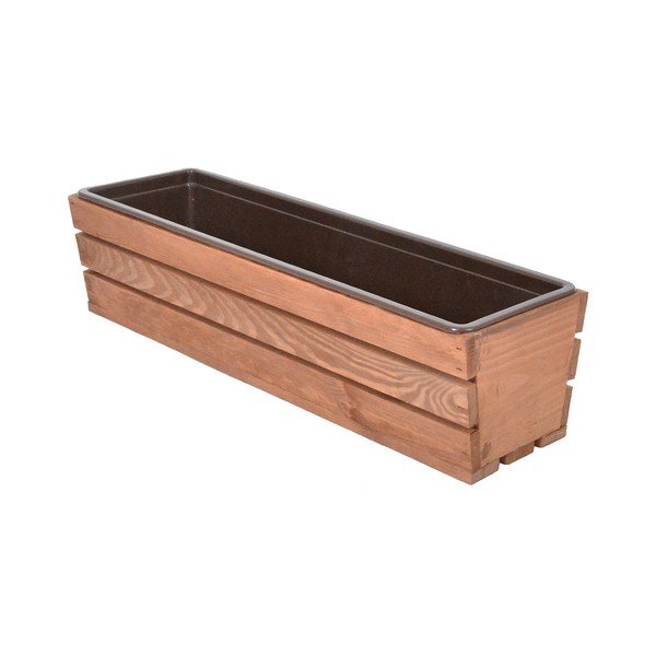 Drevený kvetináč 61 cm Modern – Rojaplast-image-1