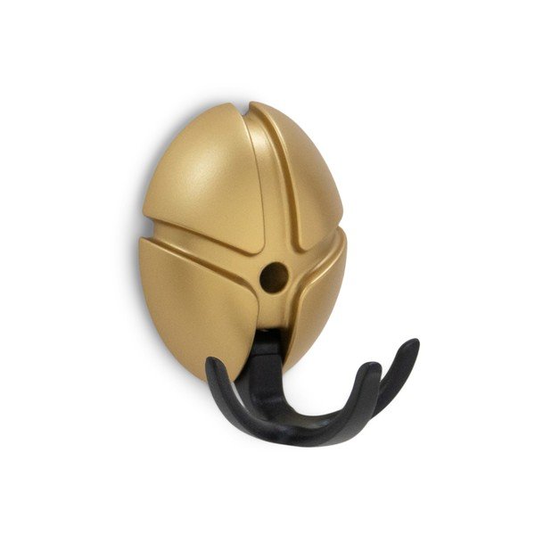 Čierny/v zlatej farbe nástenný plastový háčik Tick – Spinder Design-image-2