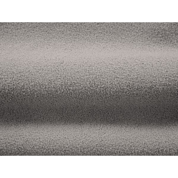 Svetlosivé kreslo z textílie buklé Chuck – Micadoni Home-image-4