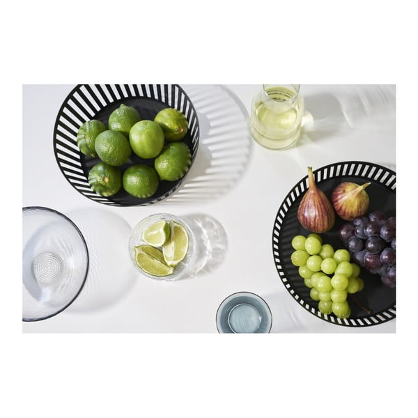 Čierna misa na ovocie YAMAZAKI Tower, ⌀ 25 cm-image-2