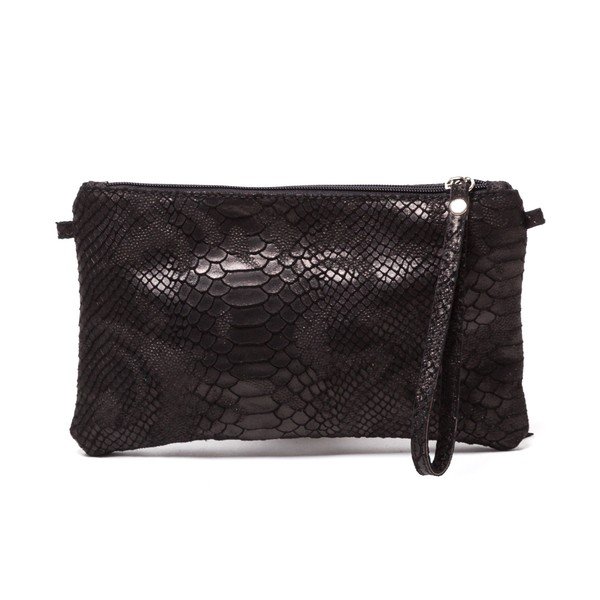 Kožená kabelka Carlita, čierna-image-1