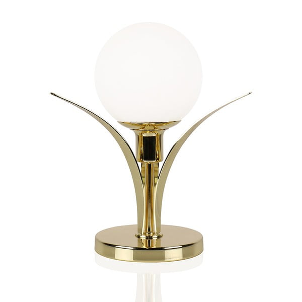 Stolová lampa vo farbe mosadze Globen Lighting Savoy Tonny