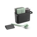 Tmavosivá súprava na umývanie riadu z recyklovaného plastu SinkSide – Brabantia