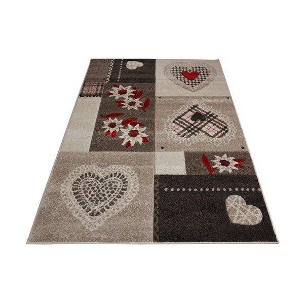 Koberec Webtappeti Intarsio Brown Cosy, 120 × 170 cm-image-1