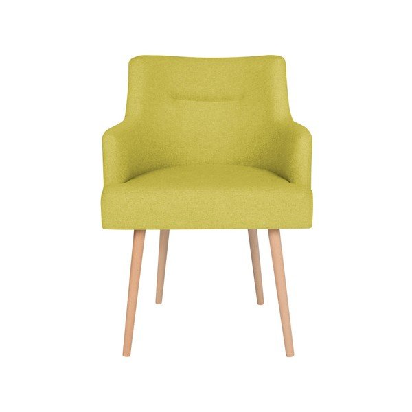 Žltá stolička Cosmopolitan design Retro-image-4