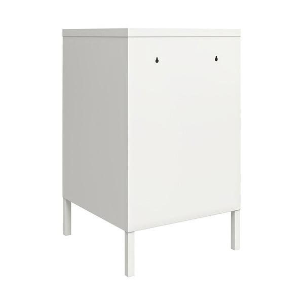 Biely kovový nočný stolík Mission District – Støraa-image-4