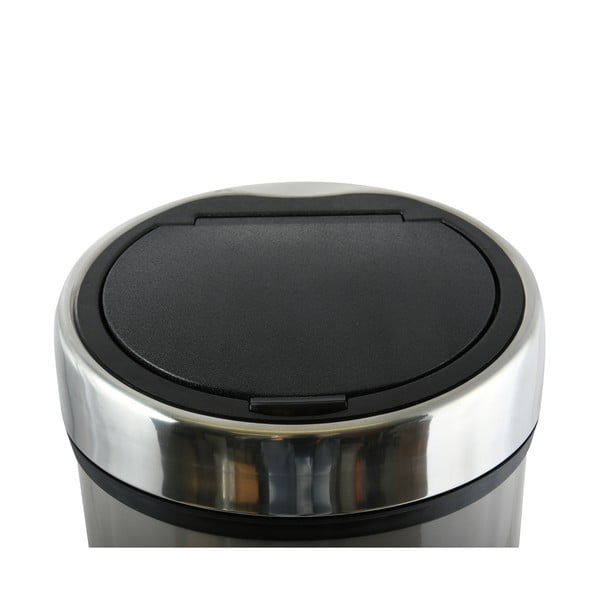 Taupe dotykový oceľový odpadkový kôš 30 l – MSV-image-3