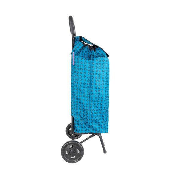 Modrá nákupná taška na kolieskach Lulucastagnette Ride, 37 l-image-2