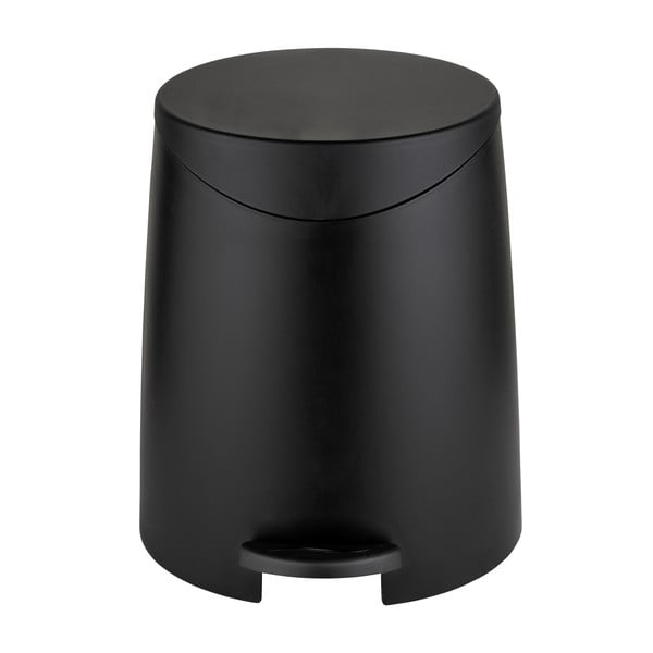 Čierny pedálový plastový odpadkový kôš 3 l Portes – Allstar-image-2