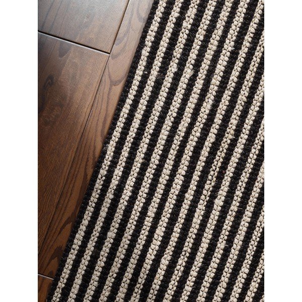 Čierny ručne tkaný jutový koberec 160x230 cm Harvest Ebony – Elle Decoration-image-3