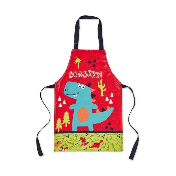Bavlnená detská zástera Cooksmart ® Dinosaur-image-2
