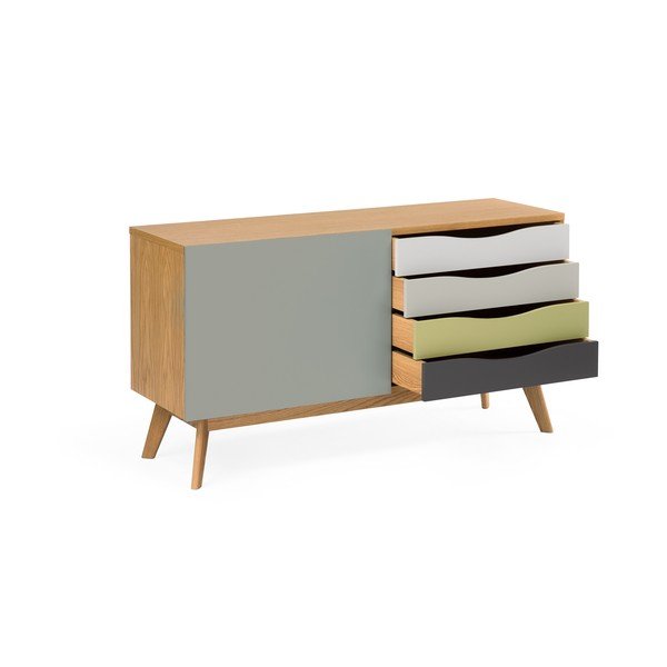 Sivá komoda Woodman Avon-image-2