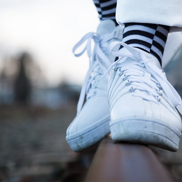 Ponožky Qnoop On the Dot Grey, veľ. 35-38-image-1