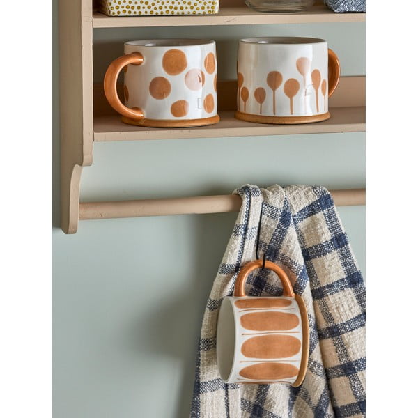 Okrovožlté hrnčeky z kameniny v súprave 3 ks 450 ml Linora – Bloomingville-image-1