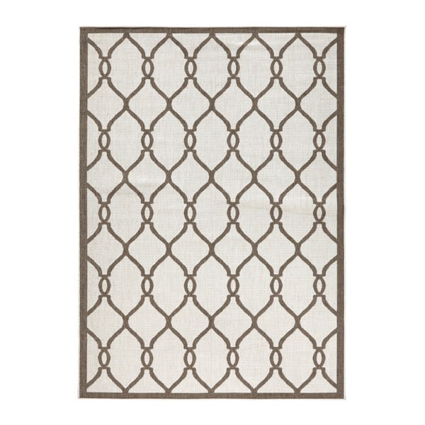 Hnedý vzorovaný obojstranný koberec Bougari Rimini, 120 x 170 cm