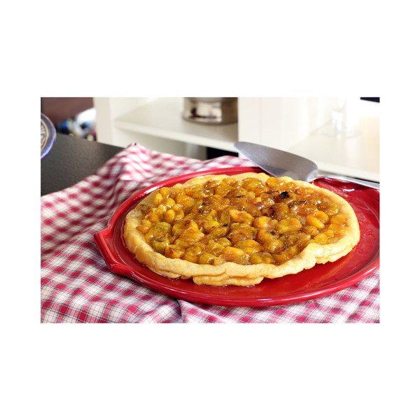 Podnos na pizzu Emile Henry 30 cm, čierny-image-2