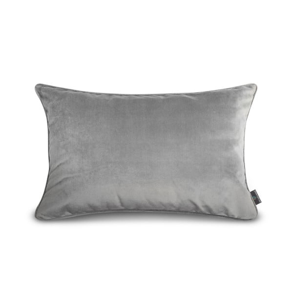 Sivá obliečka na vankúš WeLoveBeds Silver, 40 × 60 cm