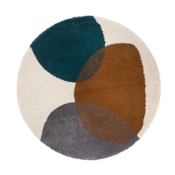 Hnedý okrúhly koberec ø 120 cm Arti – Hanse Home