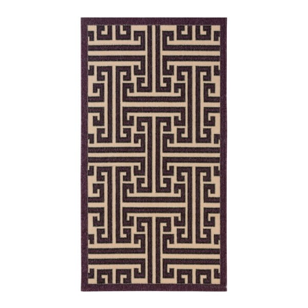 Tmavofialový koberec vhodný do exteriéru Veranda, 150 × 80 cm