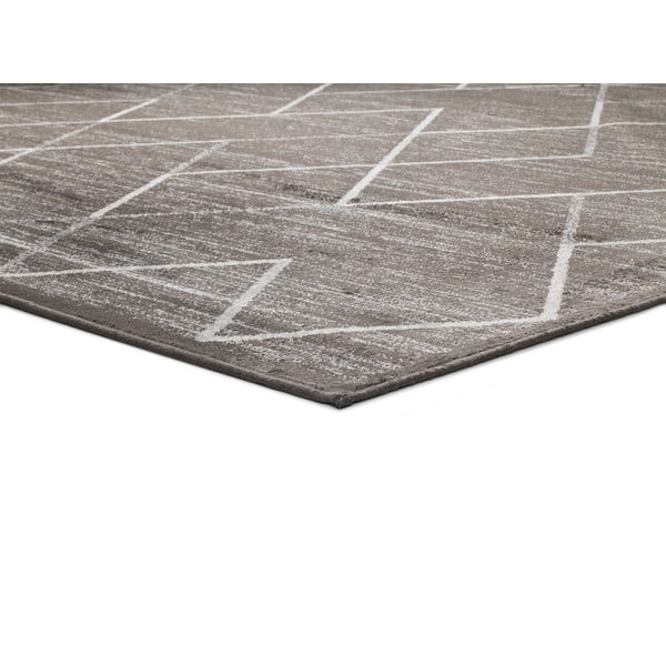 Sivý koberec z viskózy Universal Belga, 100 x 140 cm-image-2