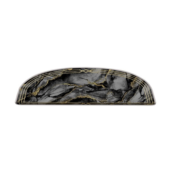 Tmavosivé nášľapy na schody v súprave 16 ks 20x65 cm Marble Dream – Vitaus