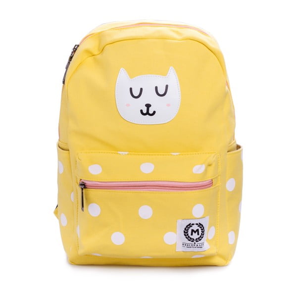 Žltý batoh Languo Cute Cat