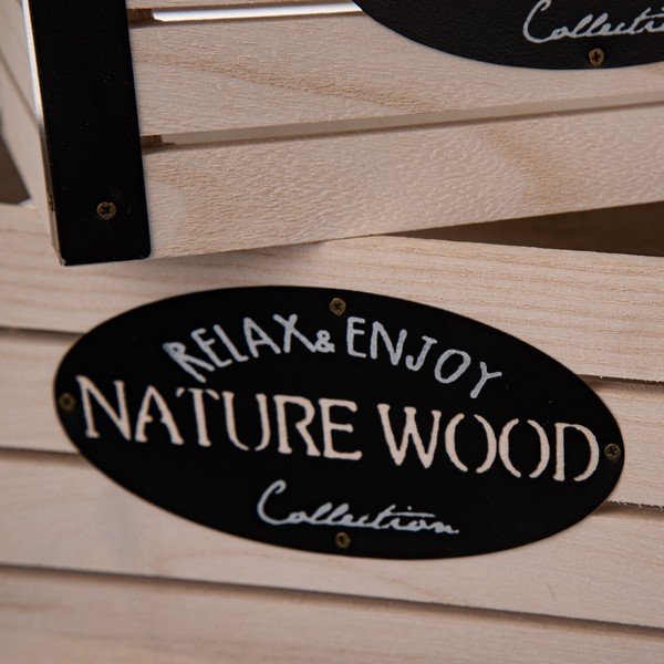 Drevený úložný box Rustic - Orion
